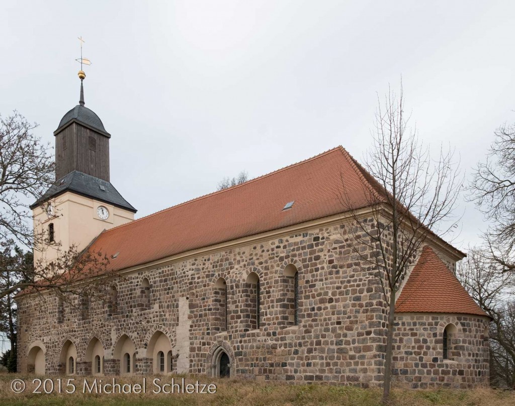 Für einen Ort geplant, der einmal Stadt werden sollte: Die jetzige Dorfkirche von Hohenfinow