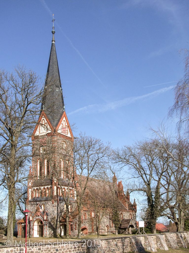 Am Ende des 19. Jahrhunderts völlig umgestaltet: Die Kirche von Golzow