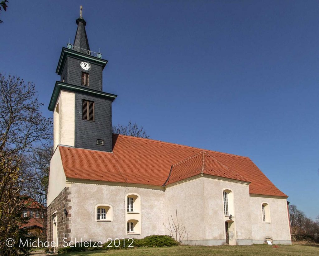 Durch barocken Umbau stark verändert: Die mittelalterliche Kirche von Dahlwitz