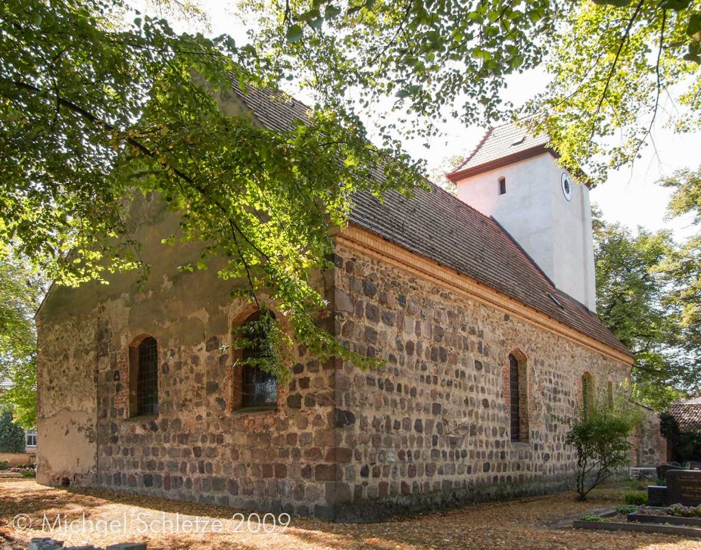 Im Kern ein Bau des 13. oder 14. Jahrhunderts: Die Kirche von Kiekebusch